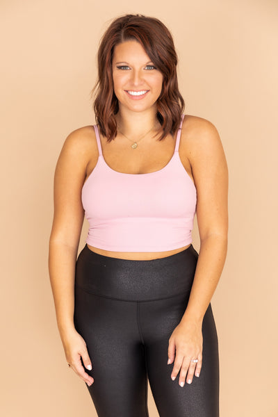Let's Seize The Day Mauve Bra Top