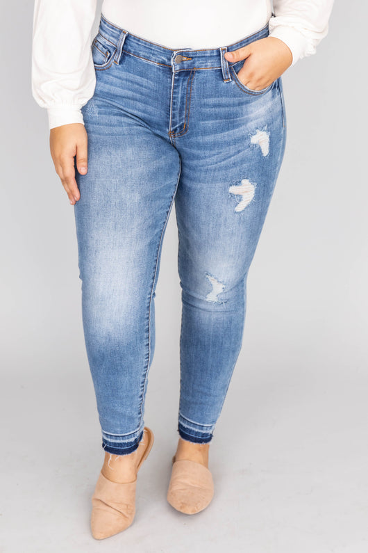 Mandy Medium Wash Skinny Jeans