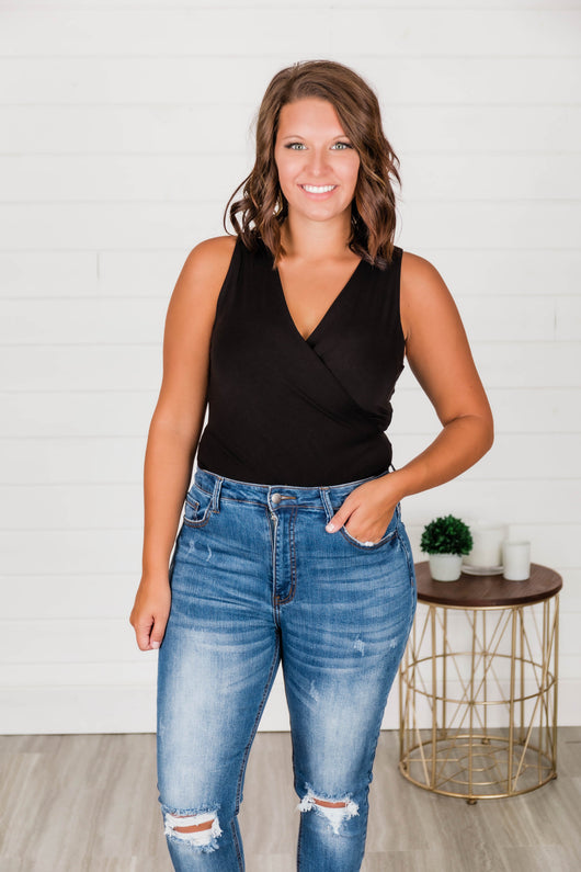 My Perfect Darling Bodysuit Black