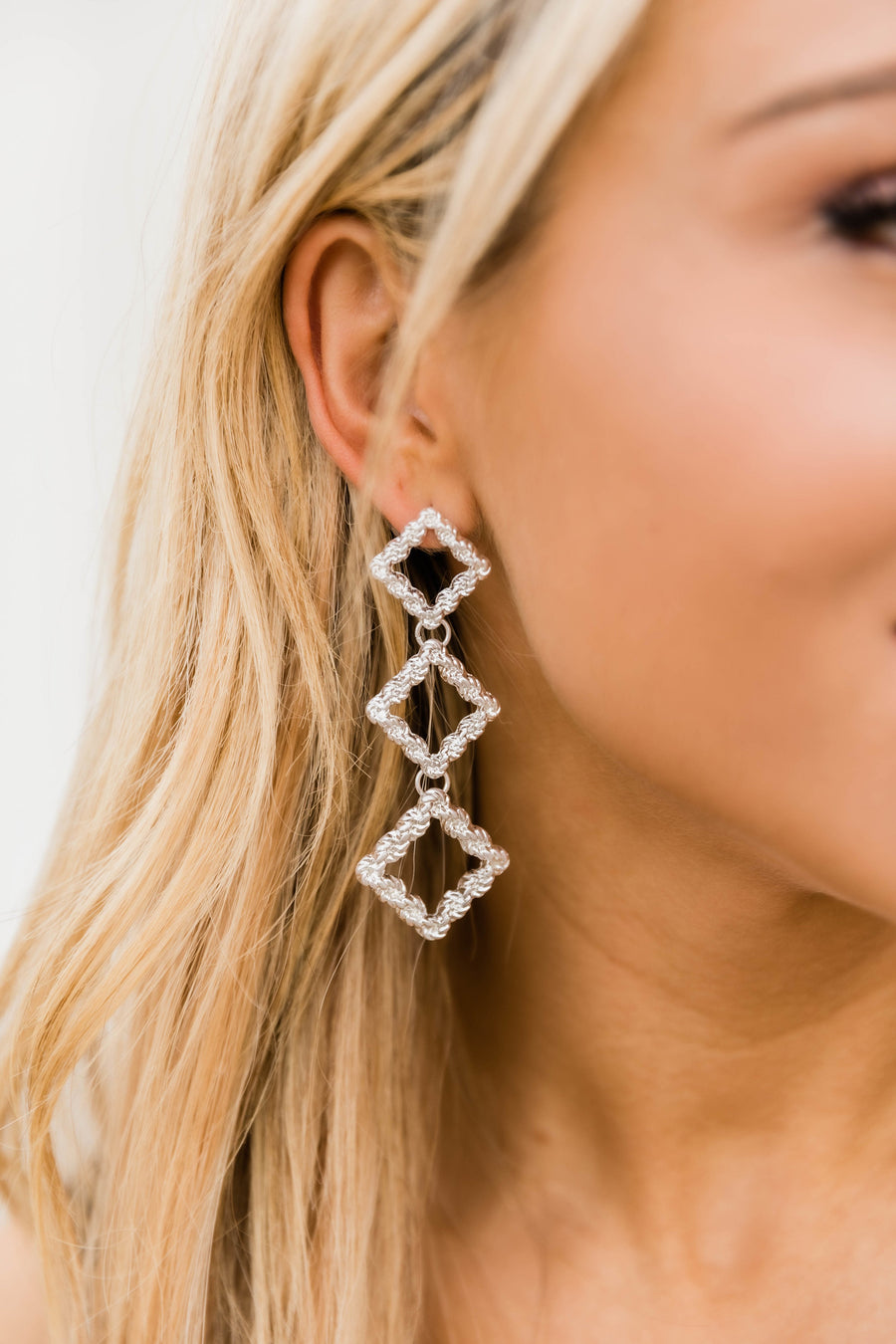 My Shining Soul Drop Earrings Silver
