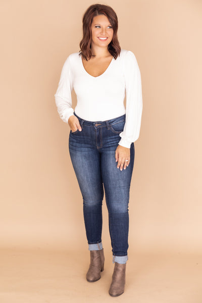 Willa Dark Wash Skinny Jeans