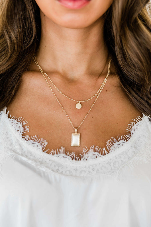A Song Of Love Gold Layered Necklace