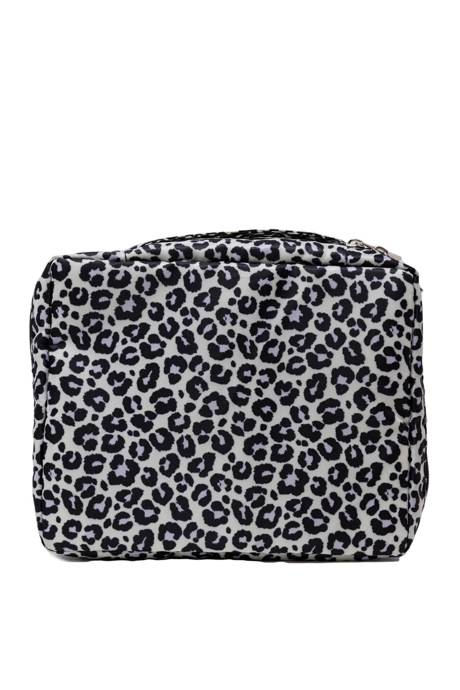 Change Up My Look Grey Animal Print Makeup Bag