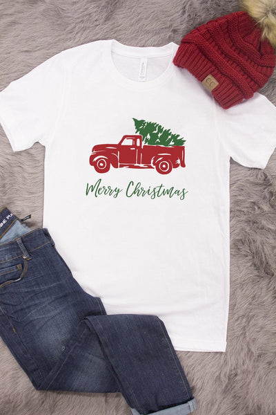Trucking Along This Christmas Graphic Tee