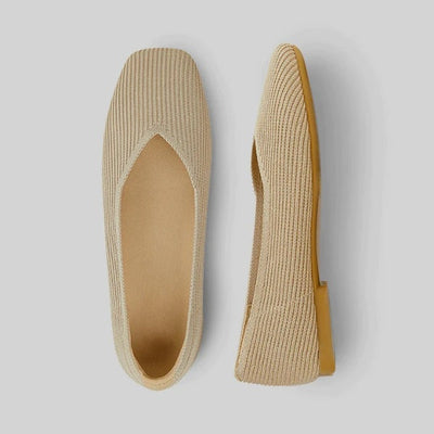 Square-Toe Flats