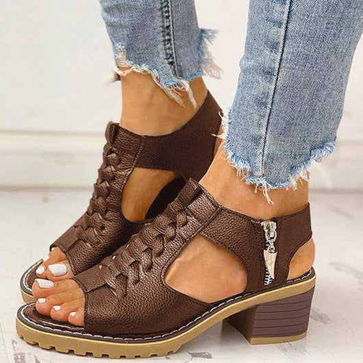 Thalia Stability Comfort Heel Sandal